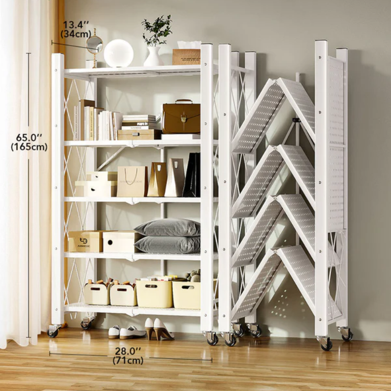 MaxOrganize™ Estantería Multifuncional Plegable: Compra 1 y llévate 2