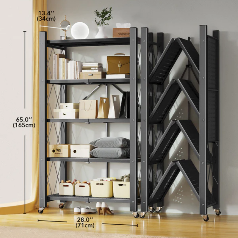 MaxOrganize™ Estantería Multifuncional Plegable: Compra 1 y llévate 2