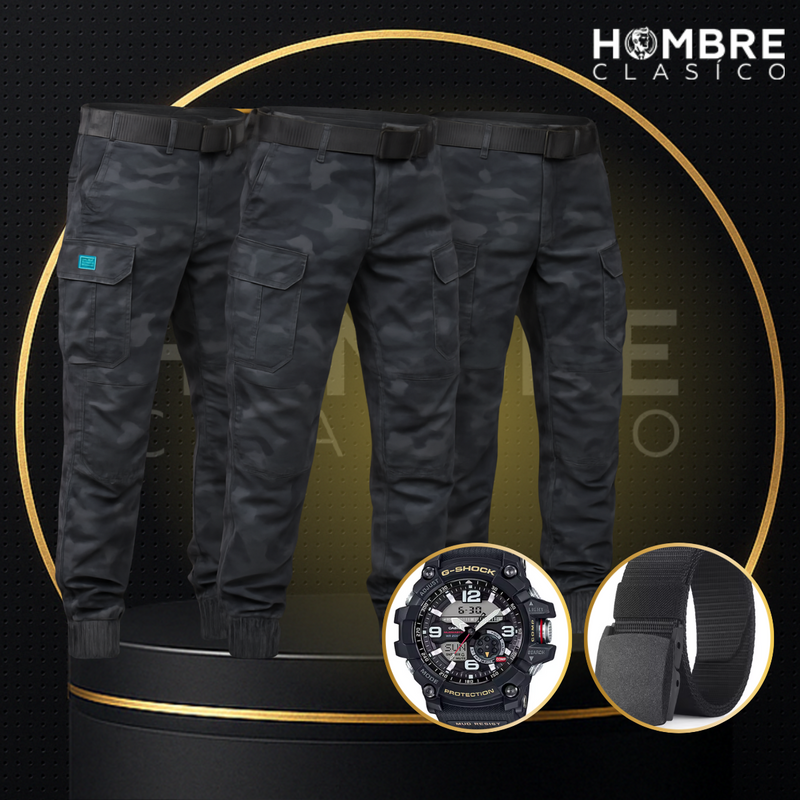 Kit 3 Pantalones Tácticos + 2 Regalos